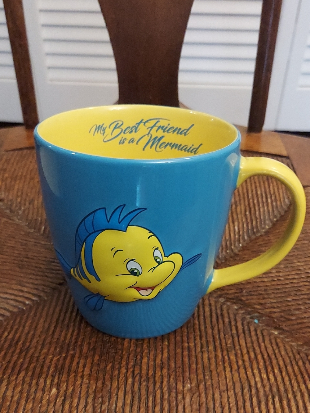 Disney Flounder My Best Friend Is A Mermaid Ceramic Mug
